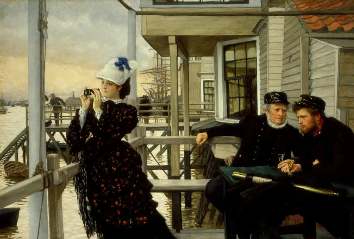 La fille du capitaine - James Tissot image 1 tableau peint à l’huile sur toile