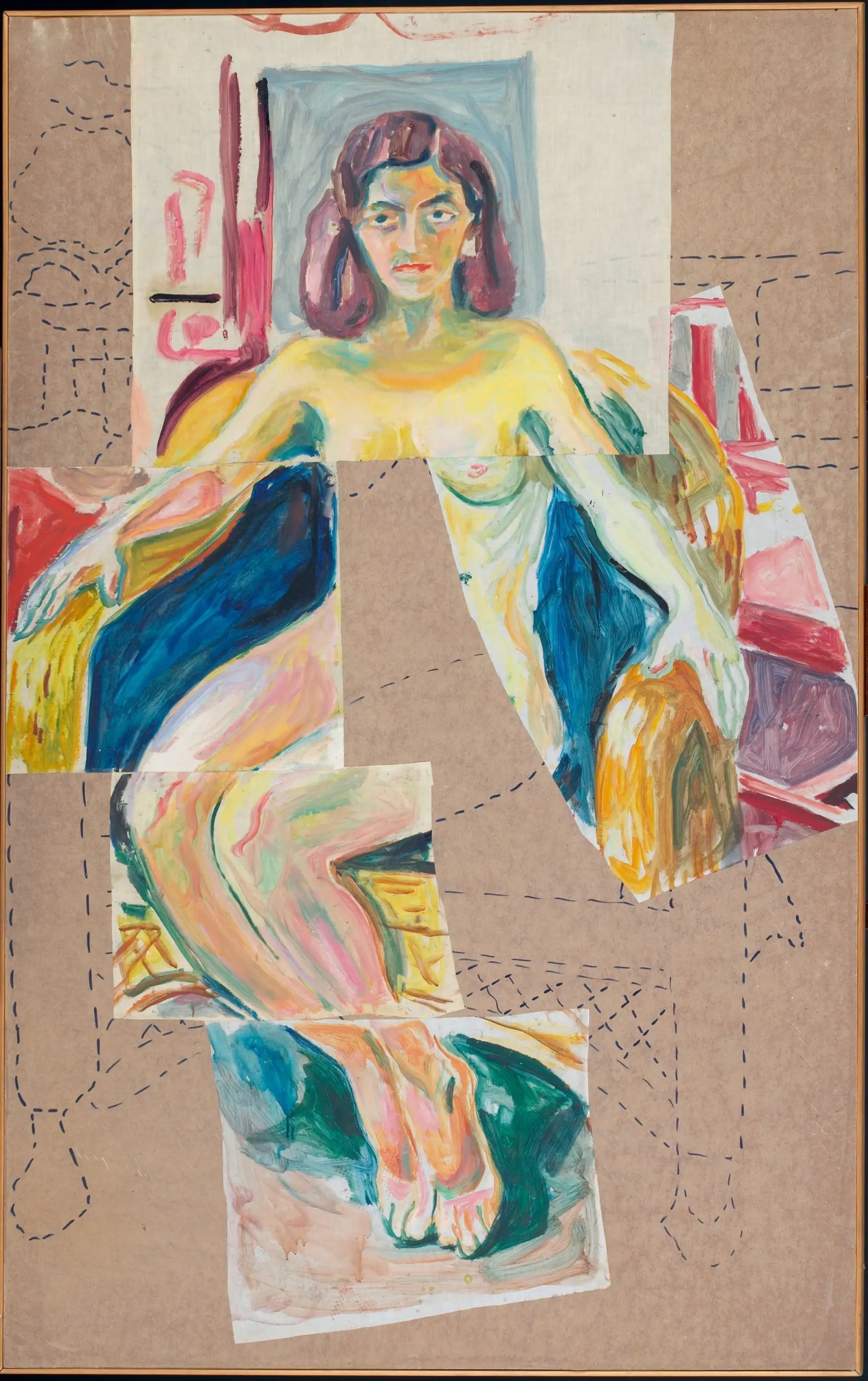 La Fille du Nordland : cinq fragments - Edvard Munch image 1 reproduction de peinture à l’huile