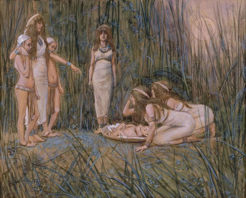 La fille du Pharaon reçoit la mère de Moïse - James Tissot