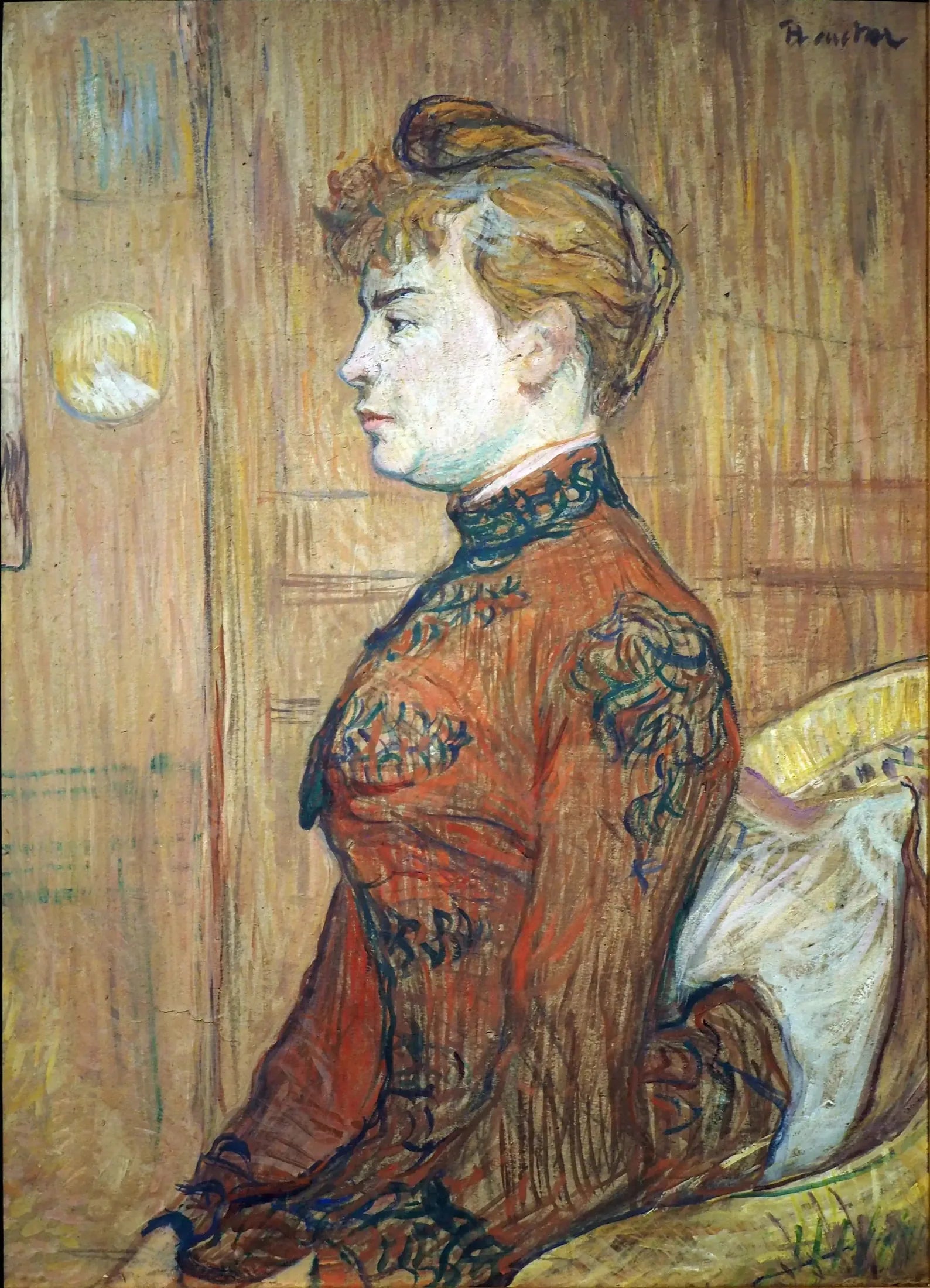 La fille du sergent de ville - Henri de Toulouse-Lautrec image 1 reproduction de peinture à l’huile
