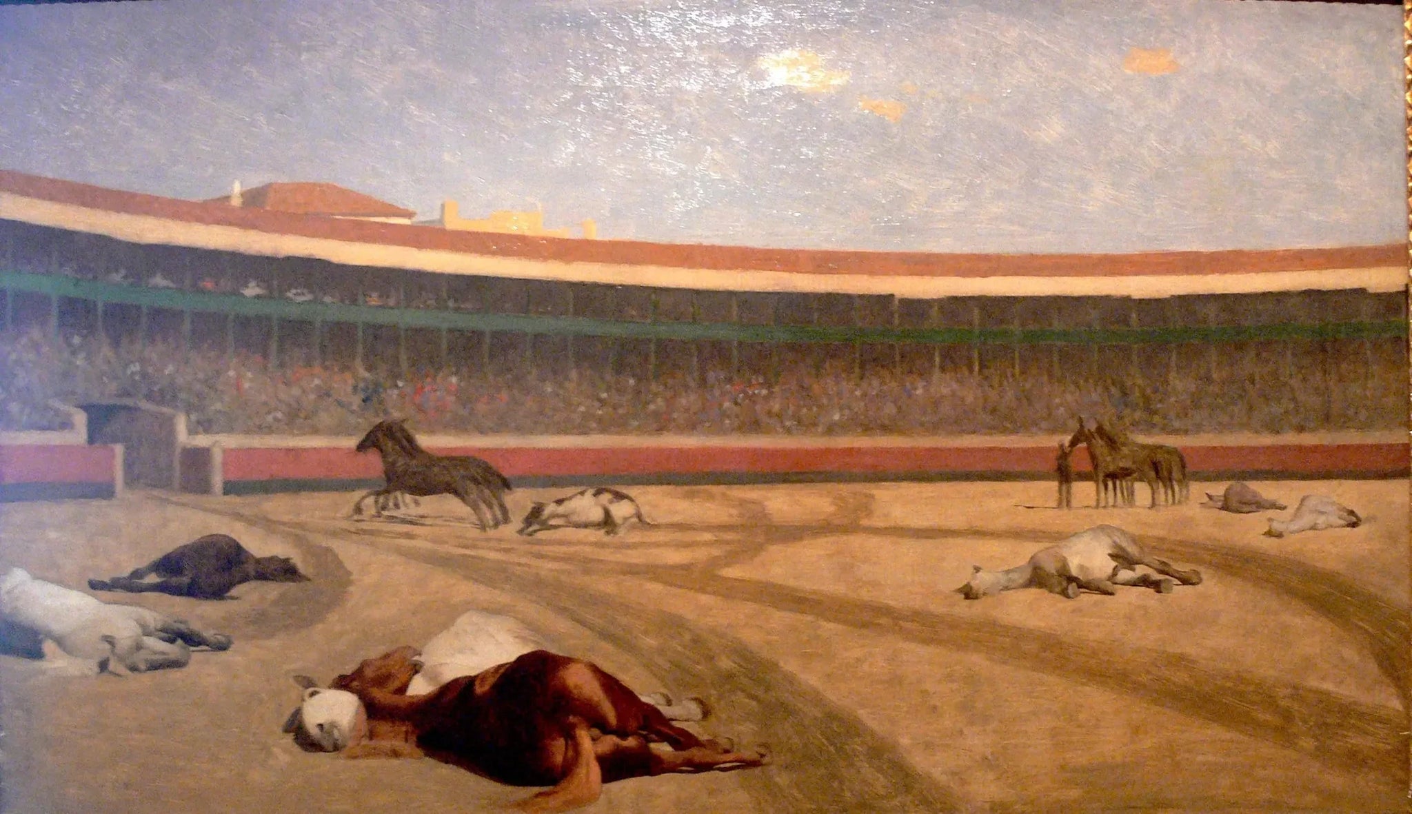 La Fin de la corrida - Jean-Léon Gérôme image 1 reproduction d’œuvre d’art à l’huile