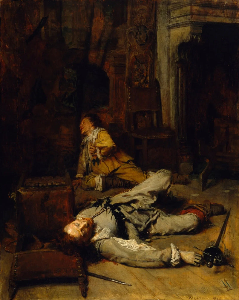 La fin du jeu de cartes - Ernest Meissonier
