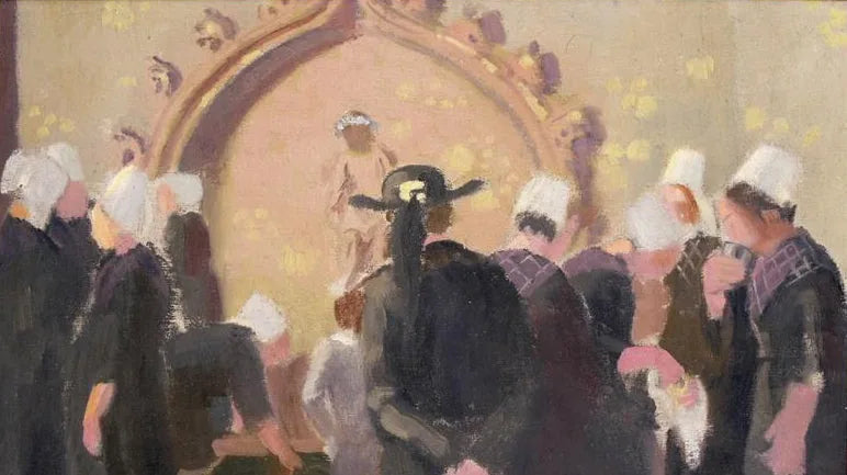 La Fontaine du Folgoët - Maurice Denis image 1 copie de tableau peinte à la main