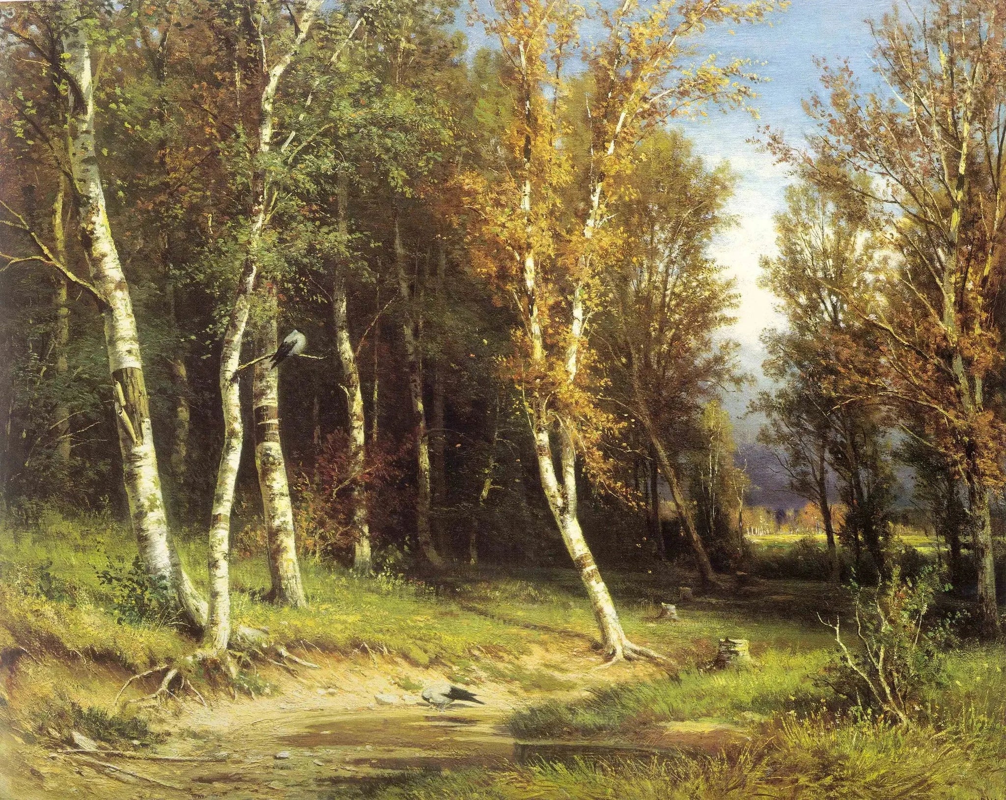 La forêt avant la tempête - Ivan Chichkine image 1 reproduction réalisée par Alpha Reproduction