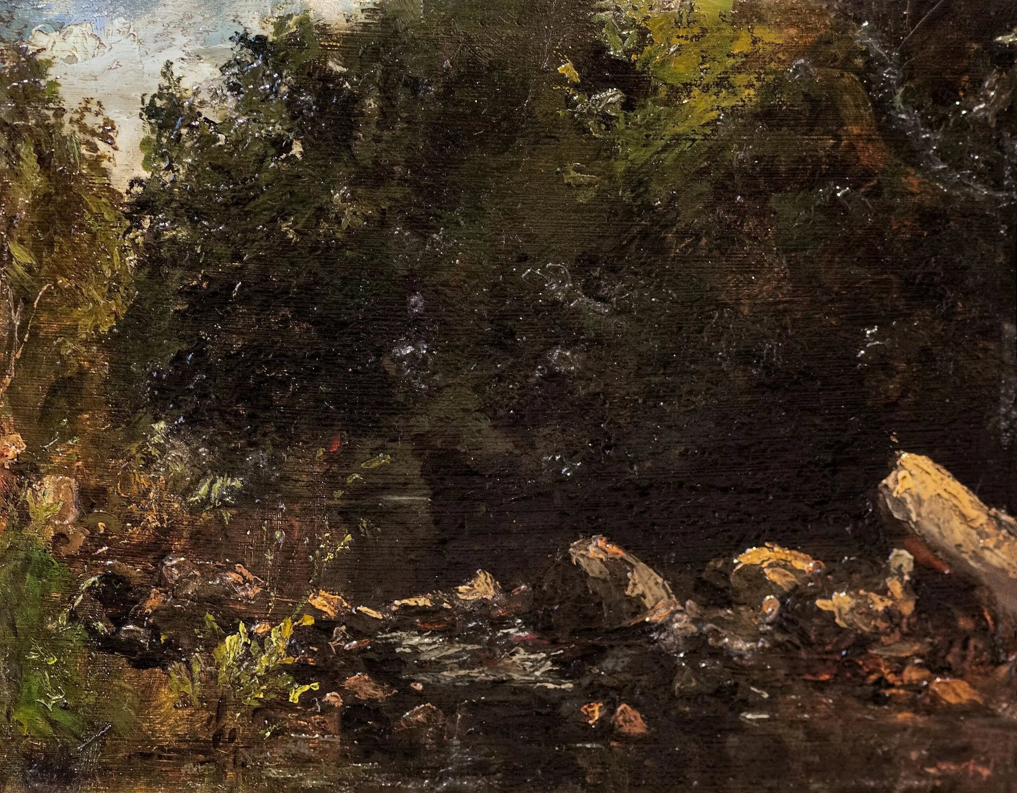 La Forêt de Fontainebleau - Gustave Courbet image 1 reproduction réalisée par Alpha Reproduction