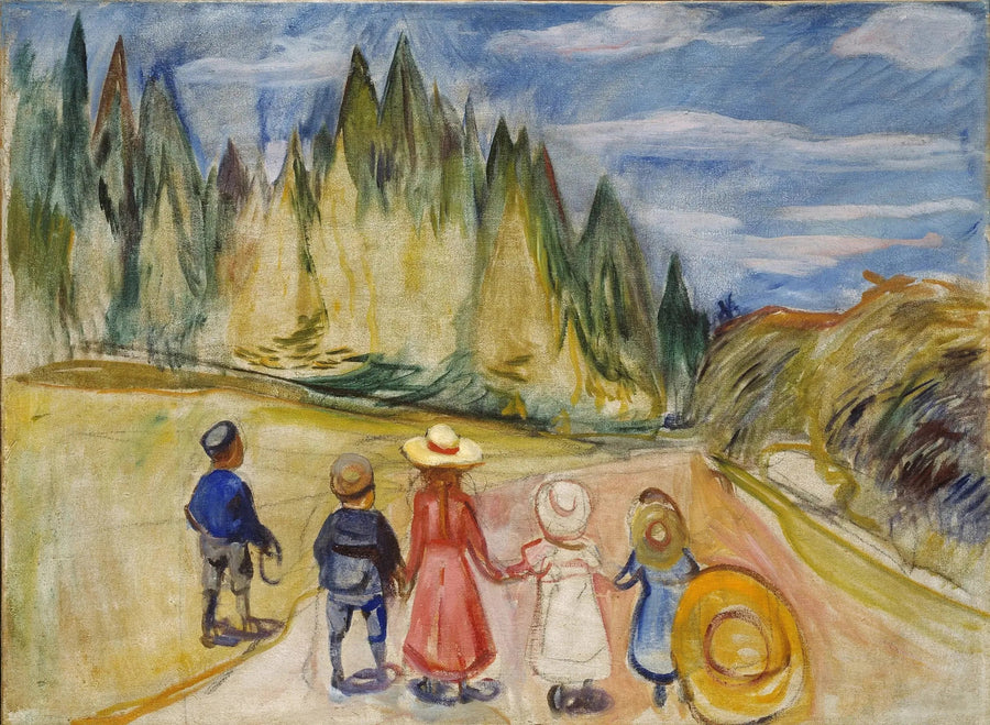 La Forêt enchantée - Edvard Munch