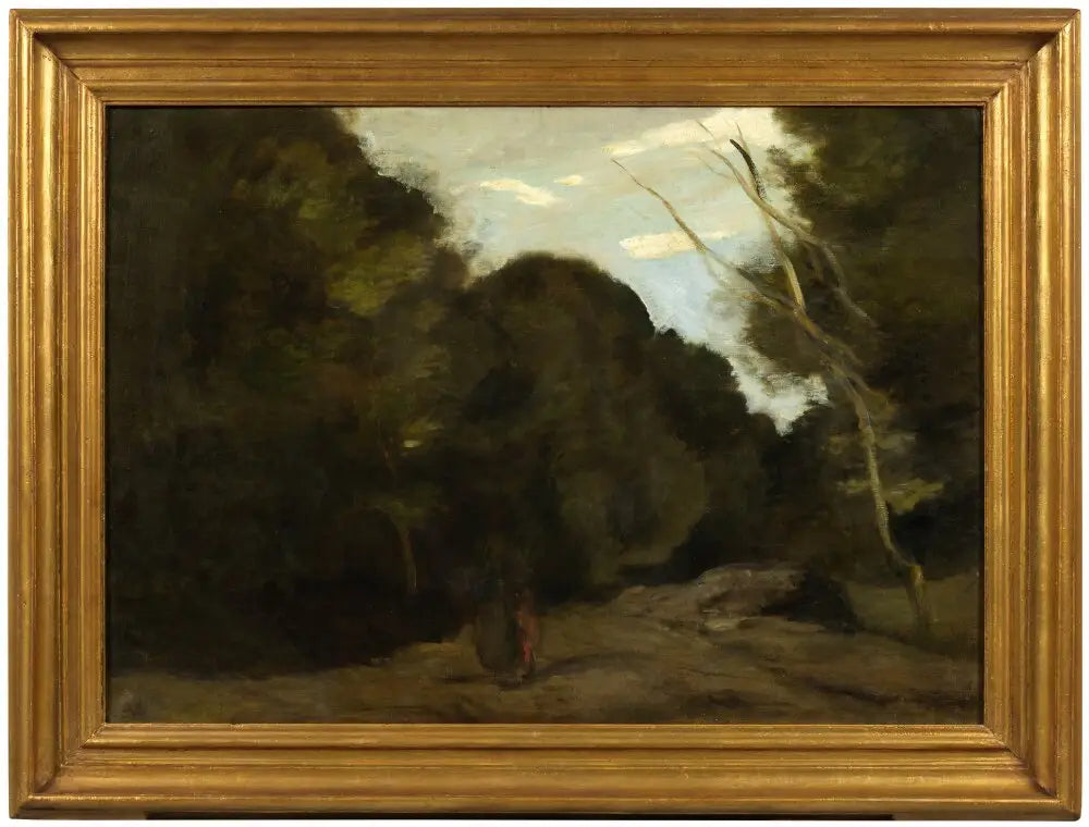 La forêt - Jean-Baptiste Camille Corot image 1 tableau peint à l’huile sur toile