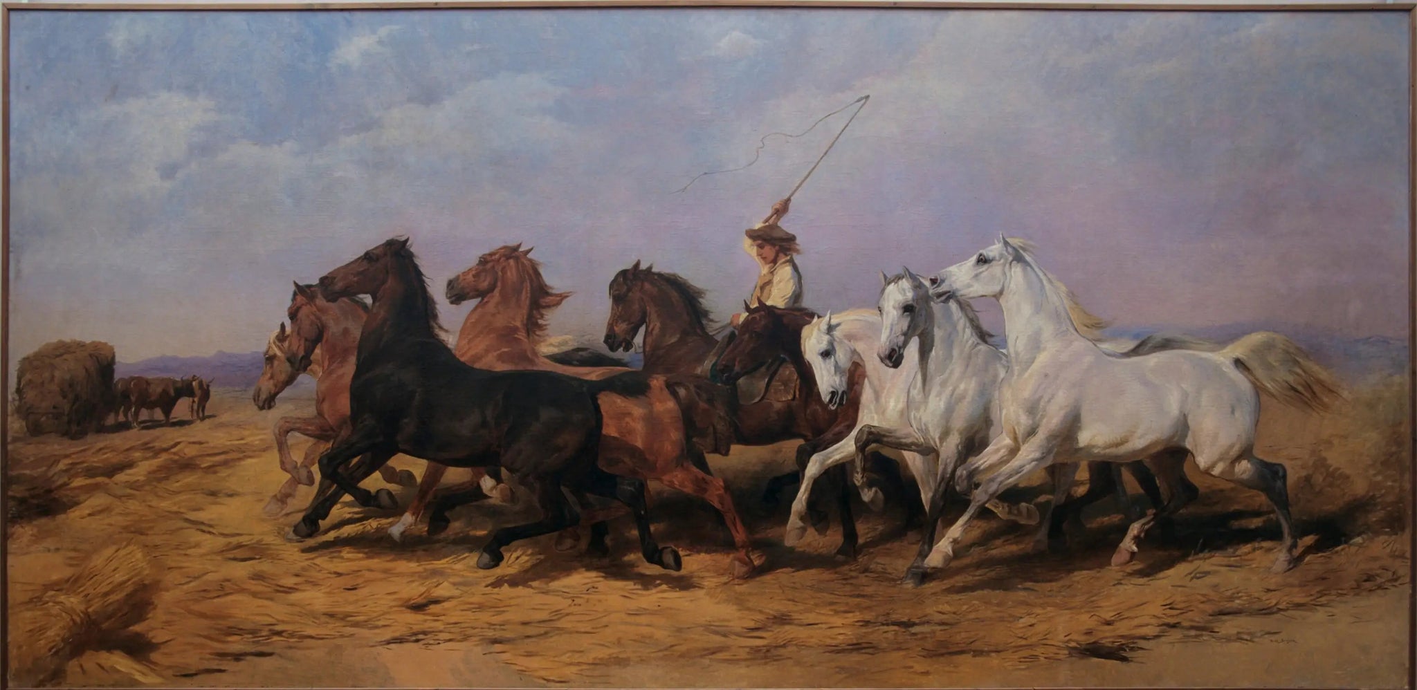 La Foulaison du blé en Camargue - Rosa Bonheur image 1 reproduction artisanale de tableau