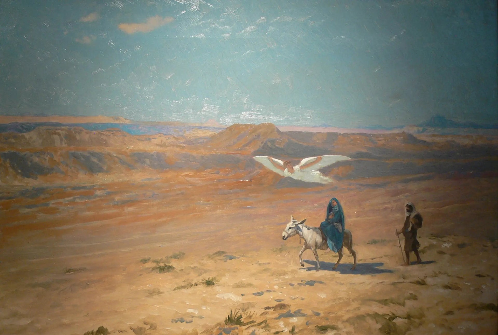 La Fuite en Égypte - Jean-Léon Gérôme image 1 reproduction artisanale de tableau