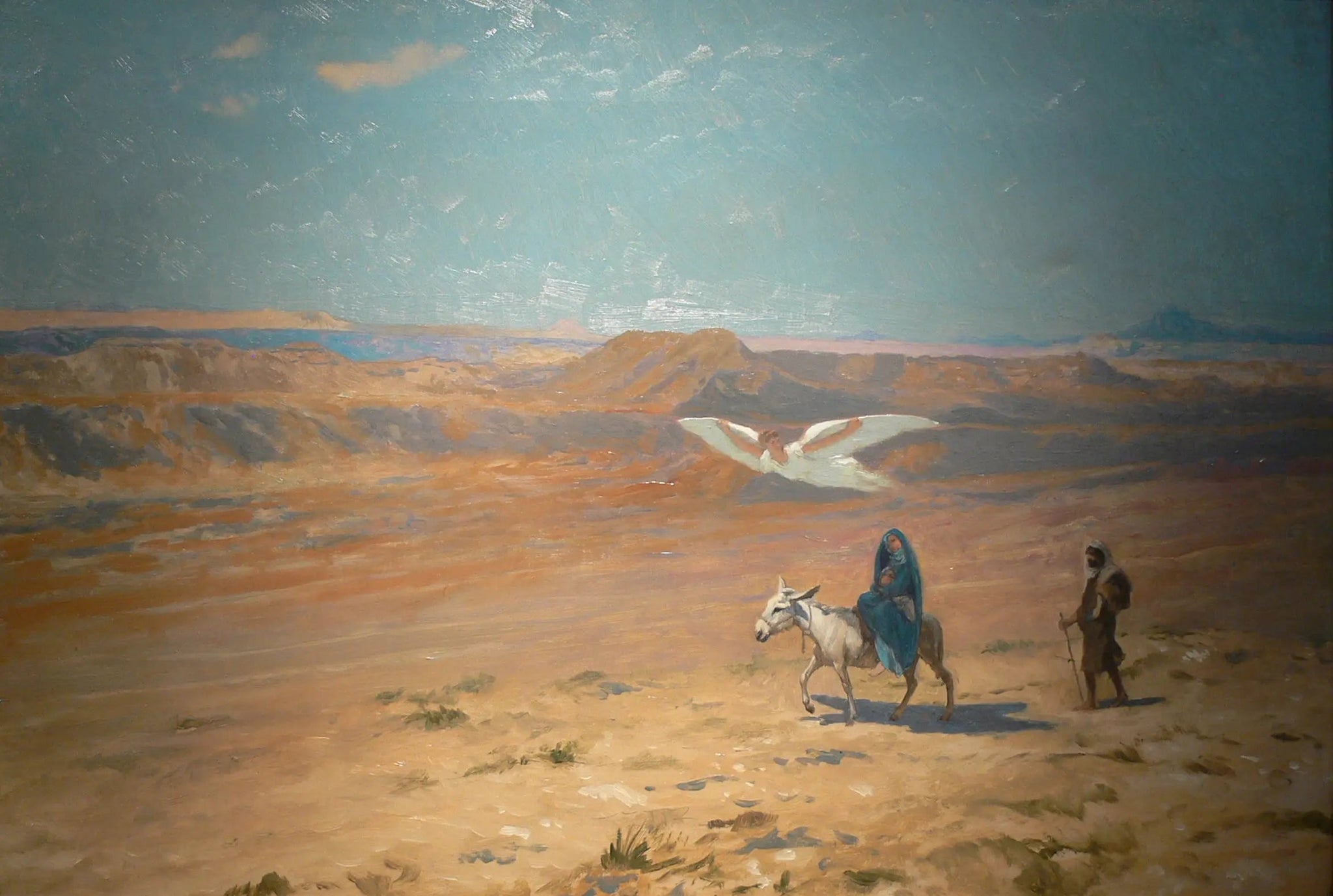 La Fuite en Égypte - Jean-Léon Gérôme image 1 reproduction artisanale de tableau