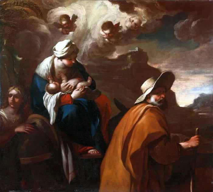 La fuite en Égypte - Johann Liss image 1 copie de tableau peinte à la main