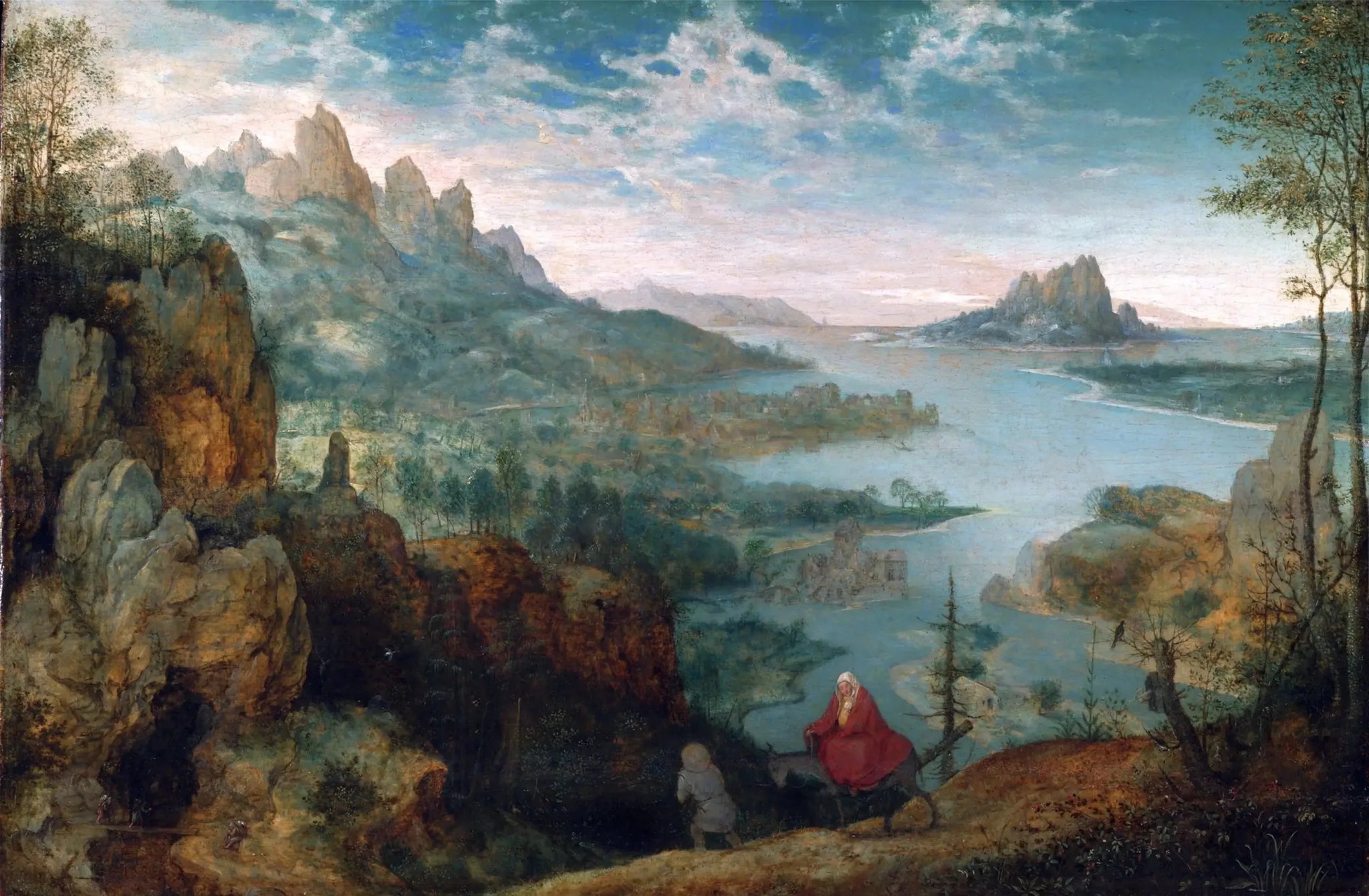 La Fuite en Égypte - Pieter Brueghel the Elder image 1 reproduction de peinture à l’huile