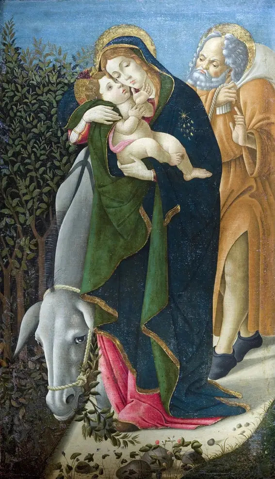 La Fuite en Égypte - Sandro Botticelli image 1 copie de tableau peinte à la main