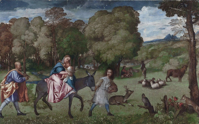 La Fuite en Égypte - Titian