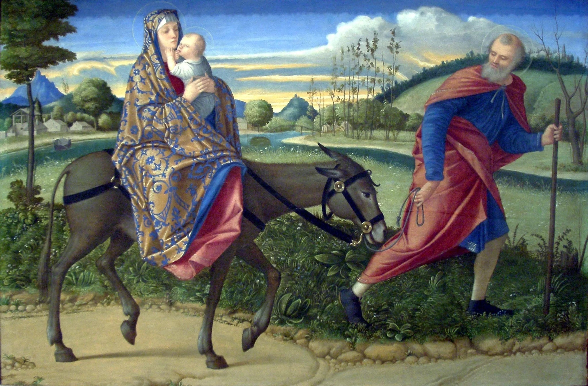 La Fuite en Égypte - Vittore Carpaccio image 1 reproduction d’œuvre d’art à l’huile