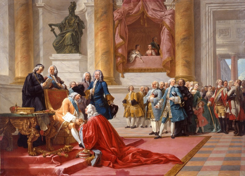La Galaizière est créée chancelier par Stanislas - François-André Vincent image 1 copie peinte à la main à l’huile