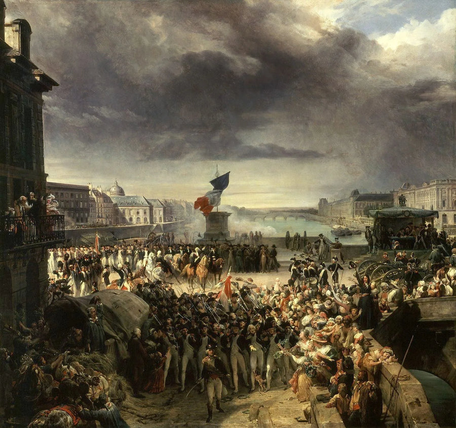 La garde nationale de Paris partie pour l'armée, septembre 1792 - Léon Cogniet