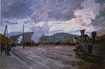 La Gare d'Argenteuil - Claude Monet