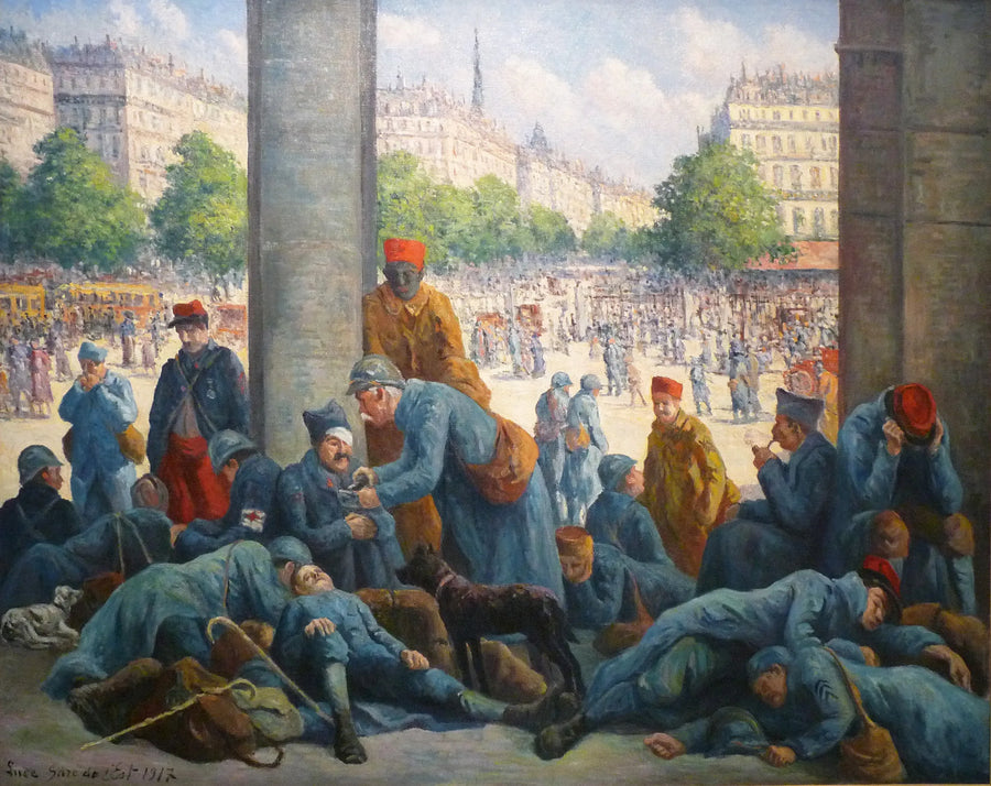 La Gare de l'Est - Maximilien Luce