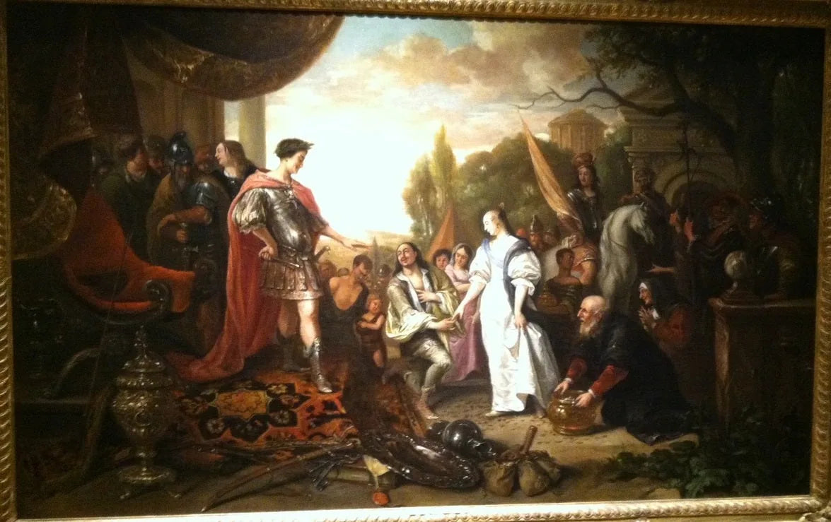 La générosité de Scipion - Jan Steen image 1 copie peinte à la main à l’huile