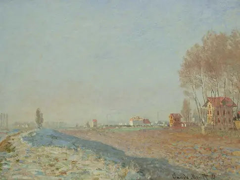 La glace sur les plaines de Colombes - Claude Monet