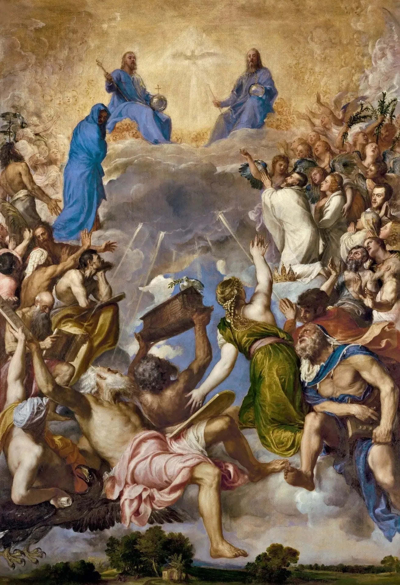 La Gloria - Titian image 1 tableau peint à l’huile sur toile