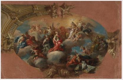 La Glorification de Saint Jacques le Majeur - Corrado Giaquinto image 1 reproduction réalisée par Alpha Reproduction