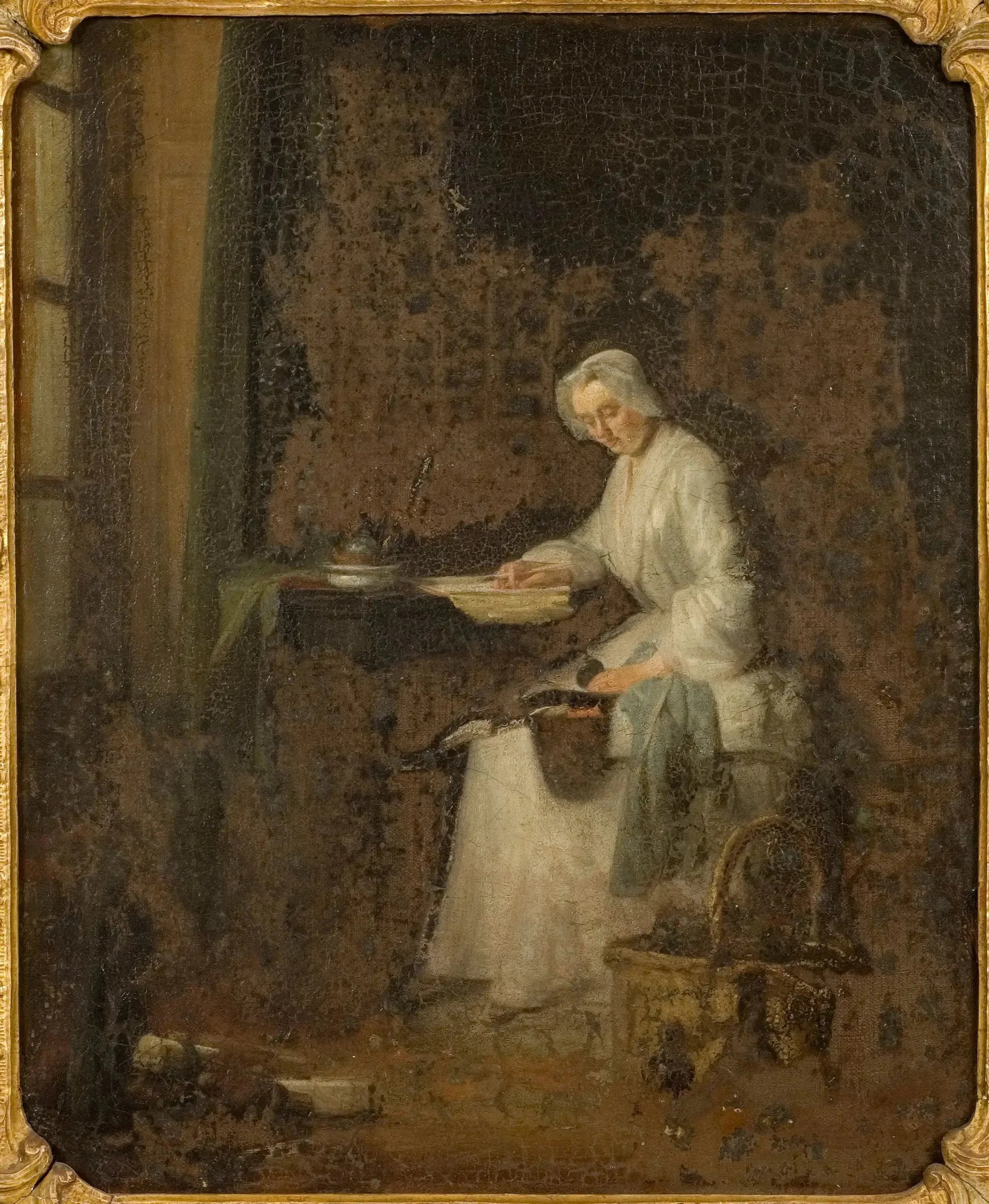 La gouvernante - Jean Siméon Chardin image 1 reproduction d’œuvre d’art à l’huile