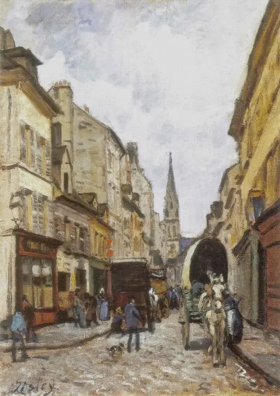 La Grand-Rue à Argenteuil - Alfred Sisley