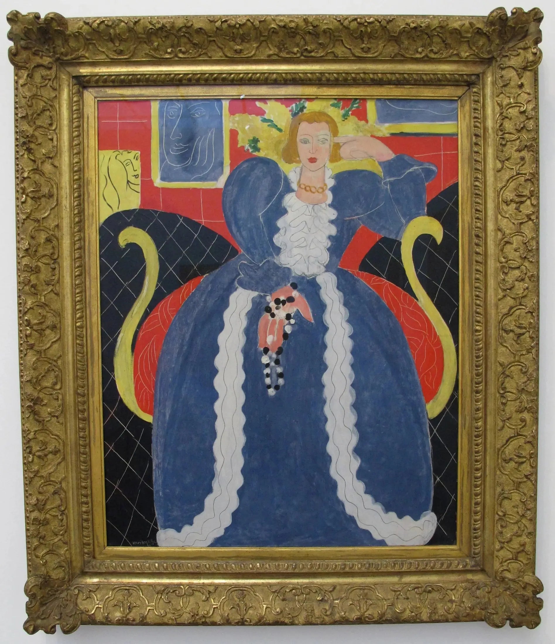 La Grande Roble bleue et Mimosas - Henri Matisse image 1 copie de tableau peinte à la main