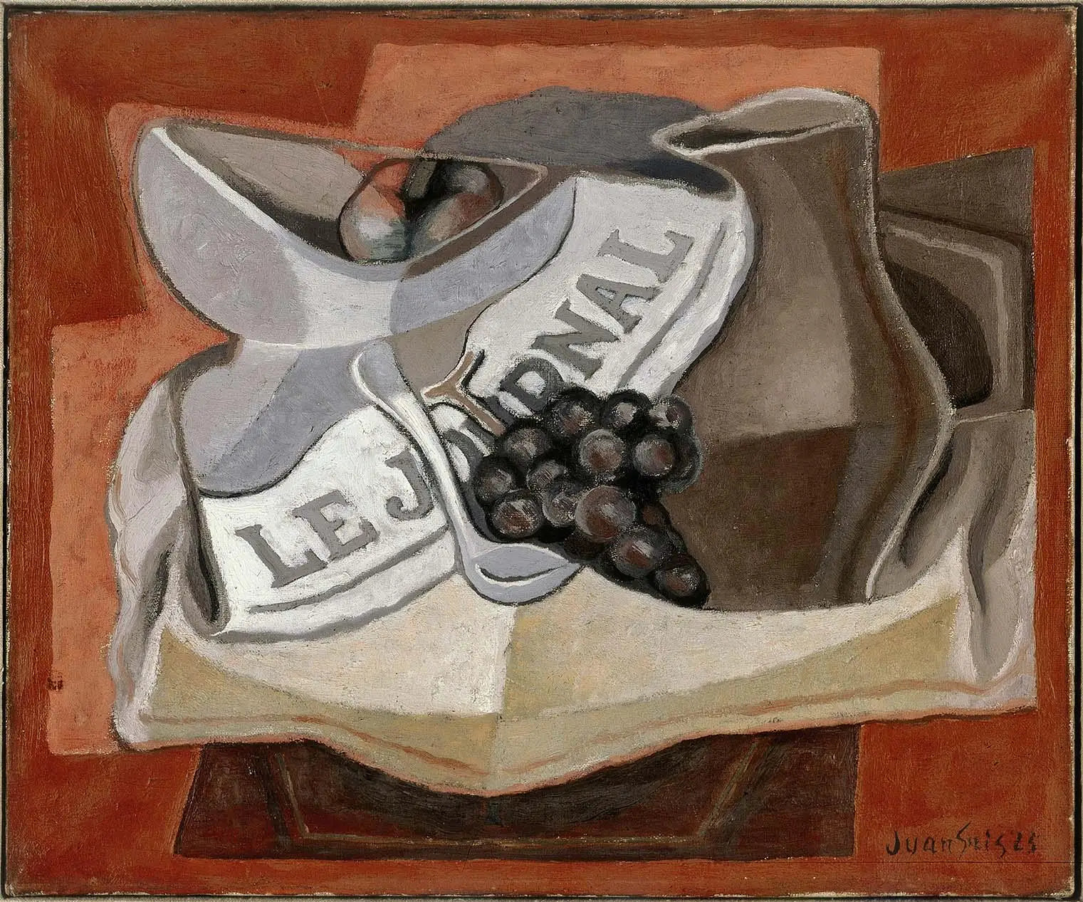 La grappe de raisins - Juan Gris image 1 reproduction réalisée par Alpha Reproduction