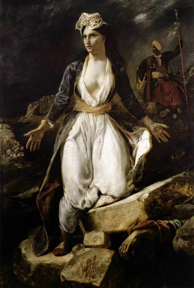 La Grèce sur les ruines de Missolonghi - Eugène Delacroix