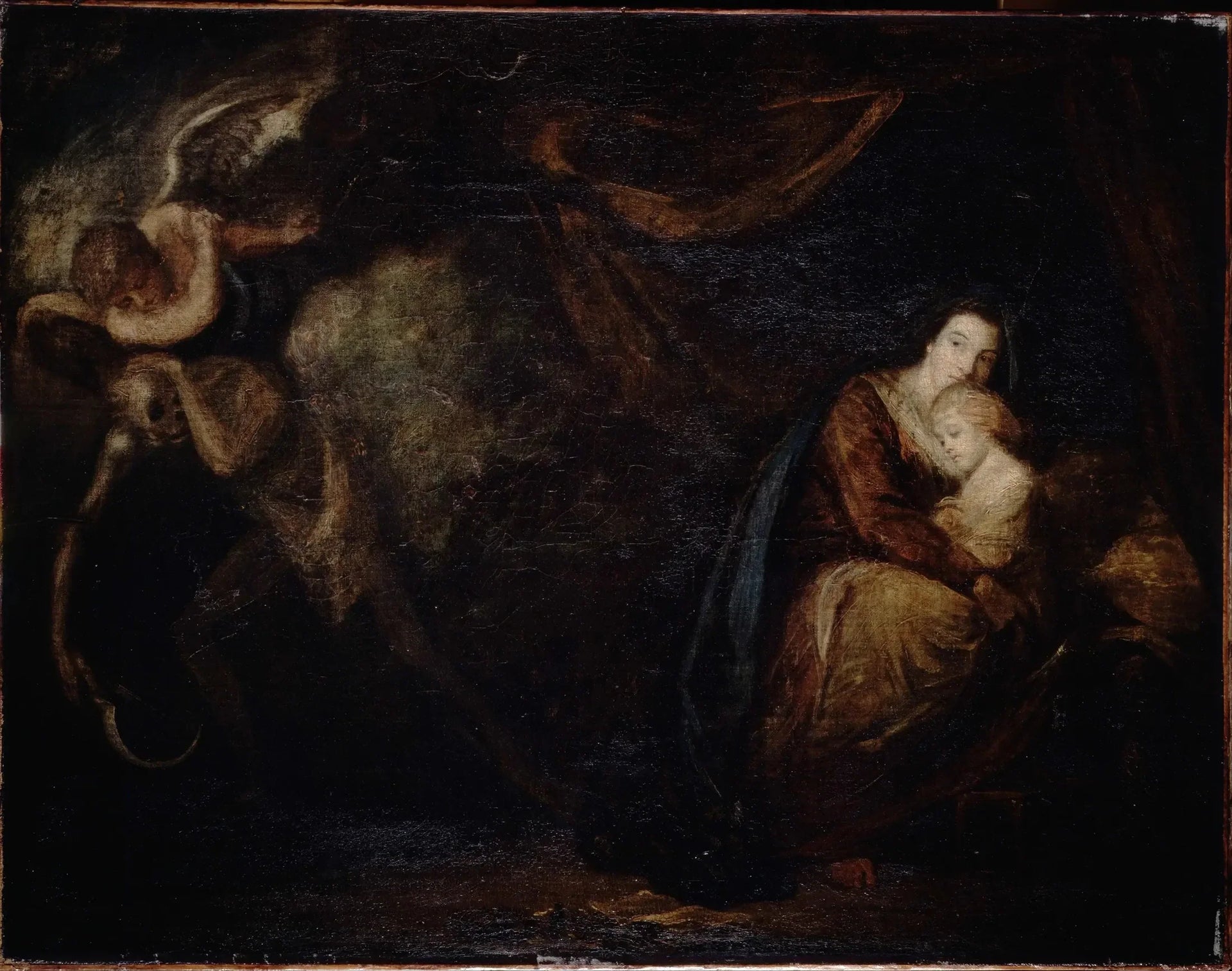 La guérison de la maladie, une allégorie - Joshua Reynolds image 1 reproduction de peinture à l’huile