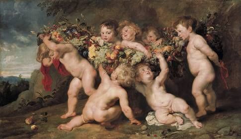 La Guirlande de fruits - Frans Snyders image 1 tableau peint à l’huile sur toile