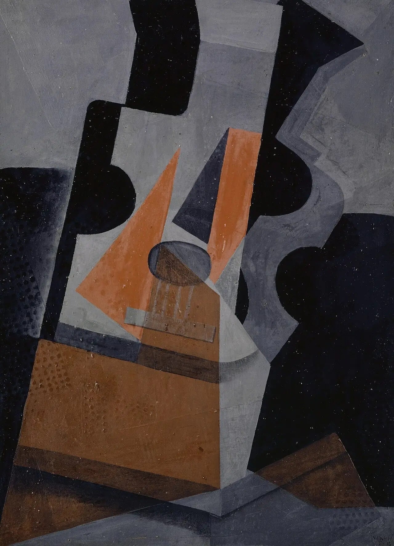 La guitare (Nature morte à la guitare) - Juan Gris image 1 reproduction de peinture à l’huile
