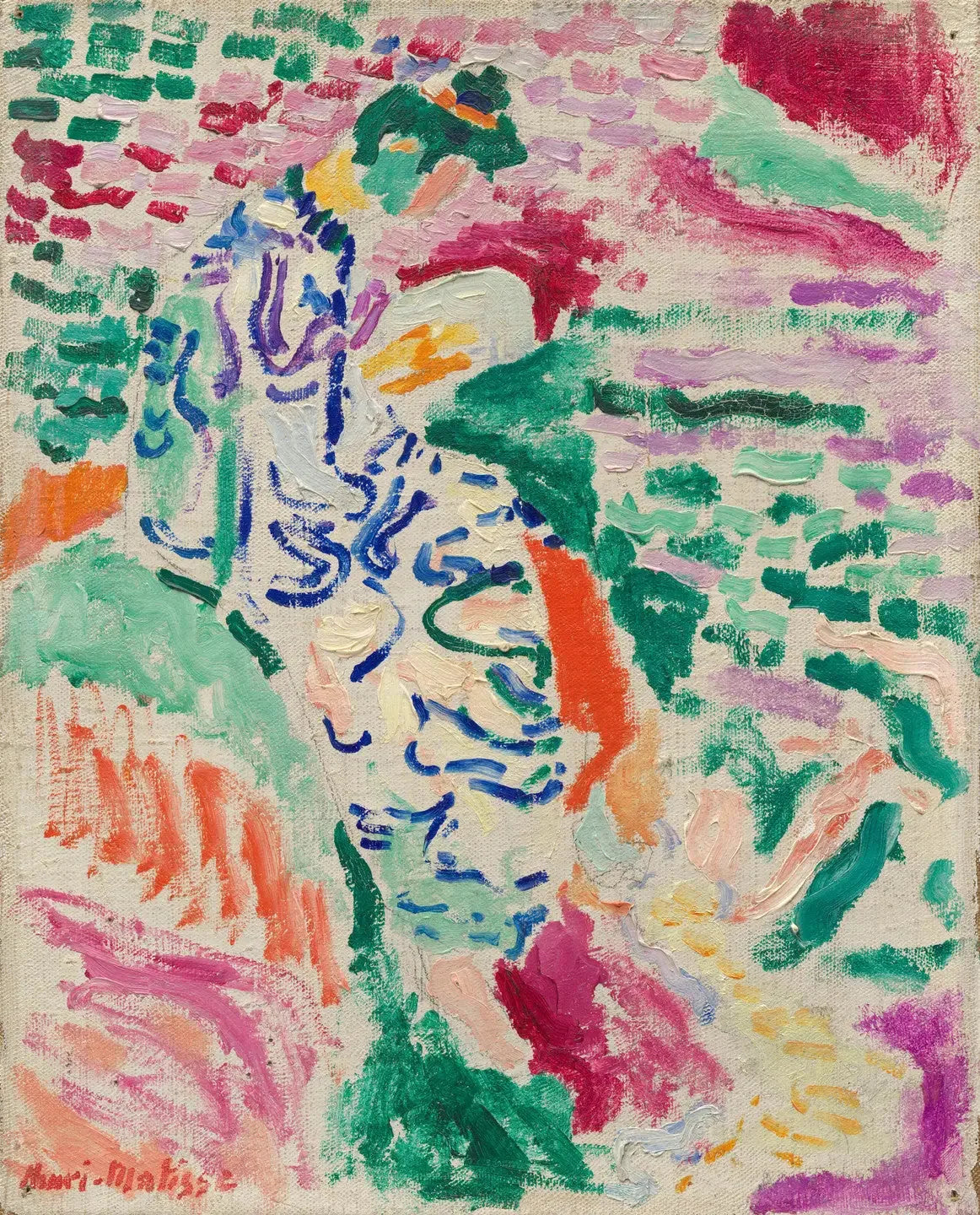 La Japonaise au bord de l'eau - Henri Matisse image 1 copie de tableau peinte à la main
