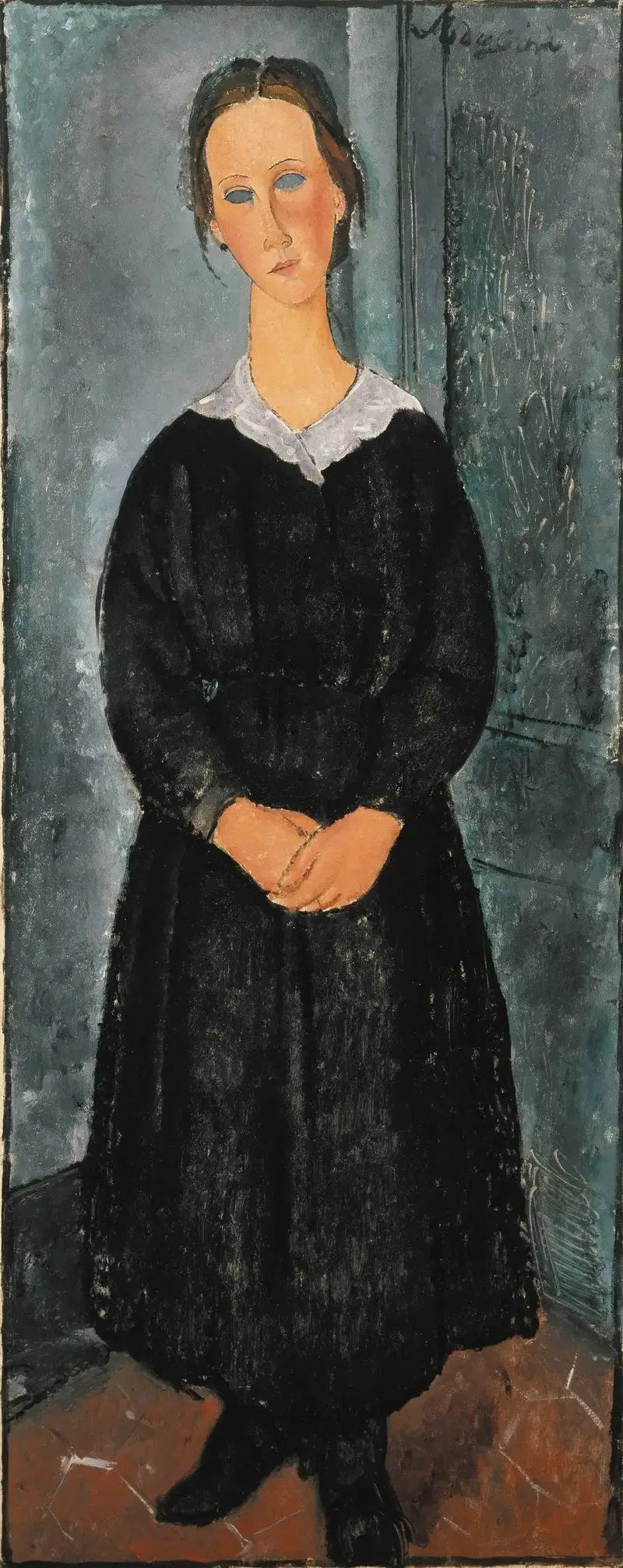 La Jeune Bonne - Amedeo Modigliani image 1 reproduction d’œuvre d’art à l’huile