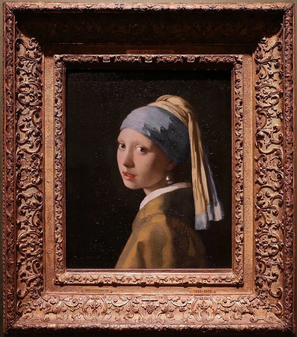 La Jeune Fille à la perle - Johannes Vermeer image 2 reproduction réalisée par Alpha Reproduction