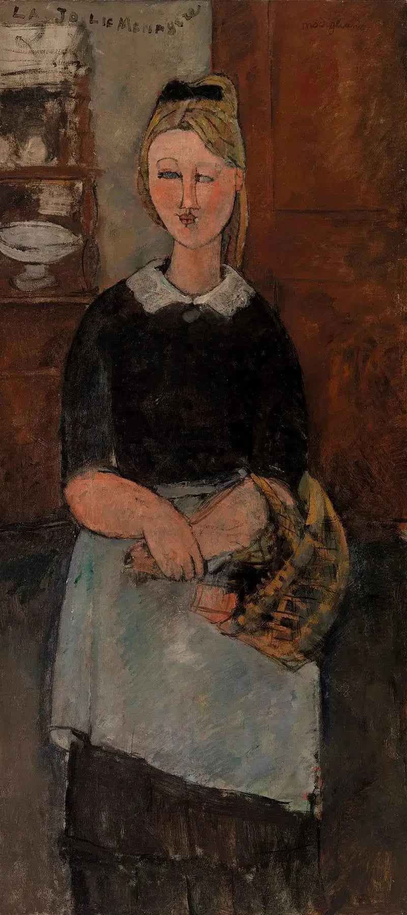 La Jolie Ménagère - Amedeo Modigliani image 1 reproduction artisanale de tableau