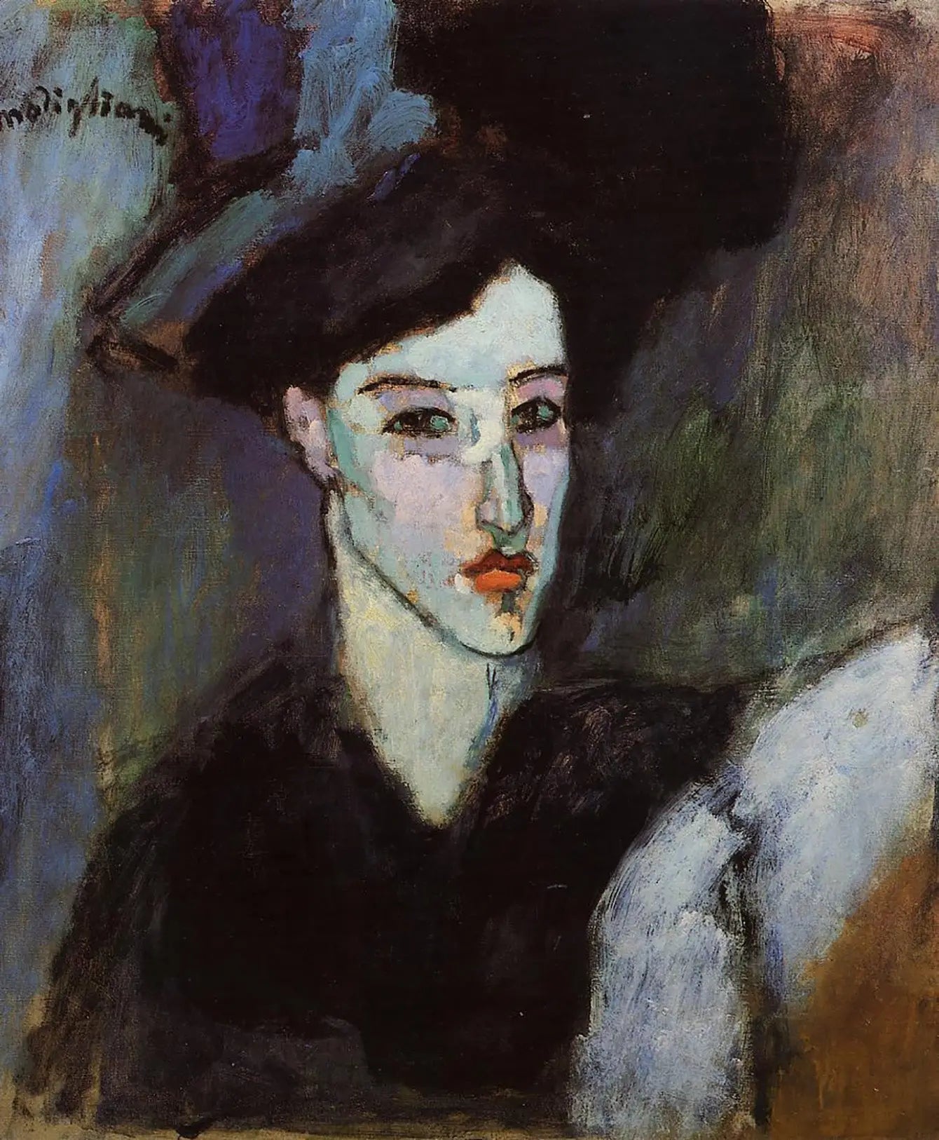 La Juive - Amedeo Modigliani image 1 reproduction artisanale de tableau
