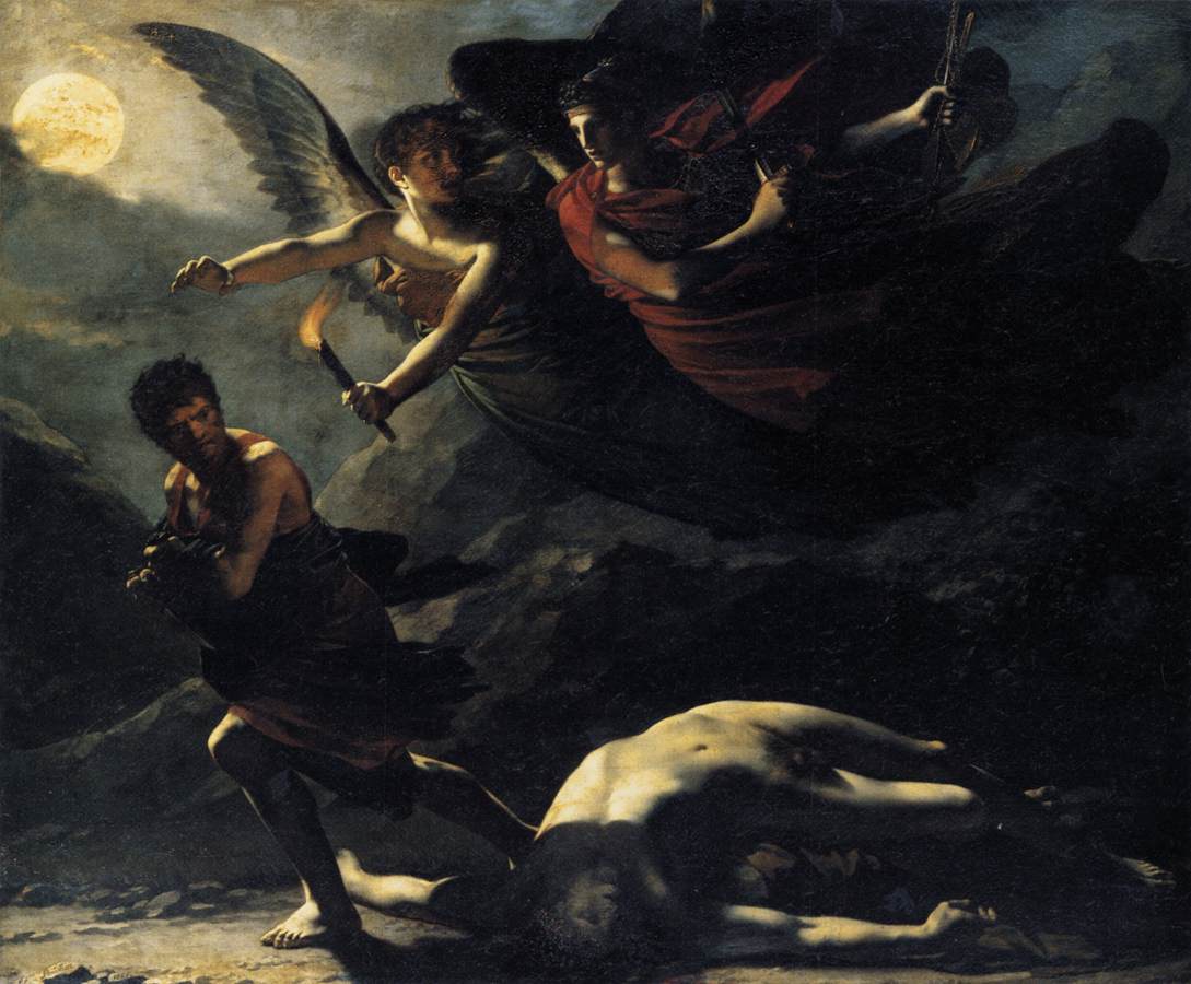 La Justice et la Vengeance divine poursuivant le Crime - Pierre-Paul Prud'hon image 1 reproduction réalisée par Alpha Reproduction