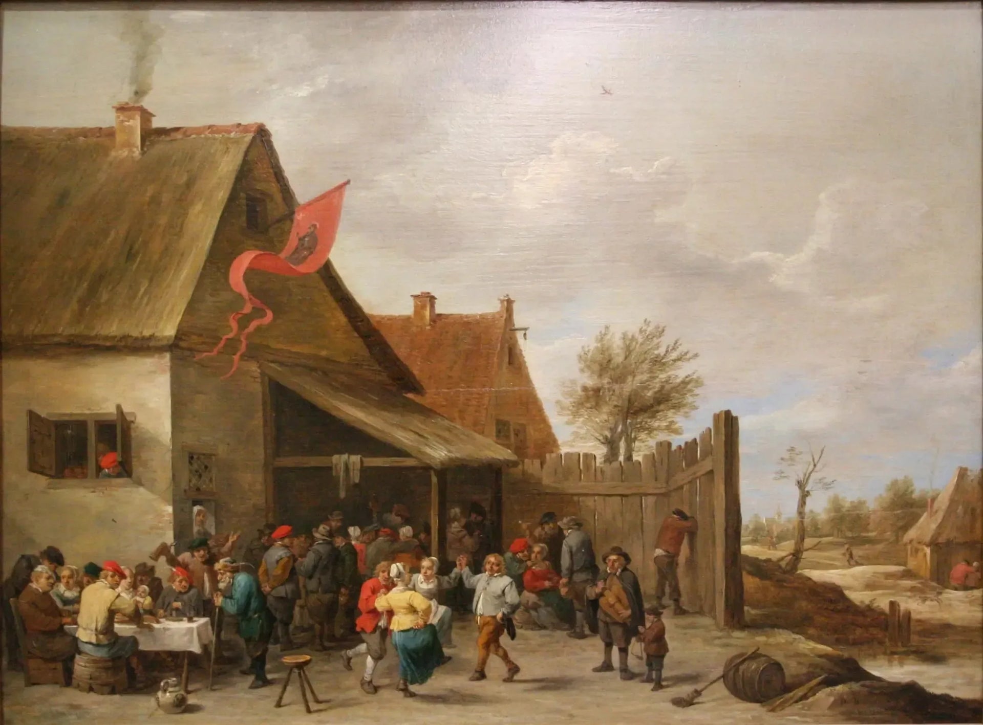 La kermesse de la Saint-Georges - David Teniers le Jeune image 1 tableau peint à l’huile sur toile