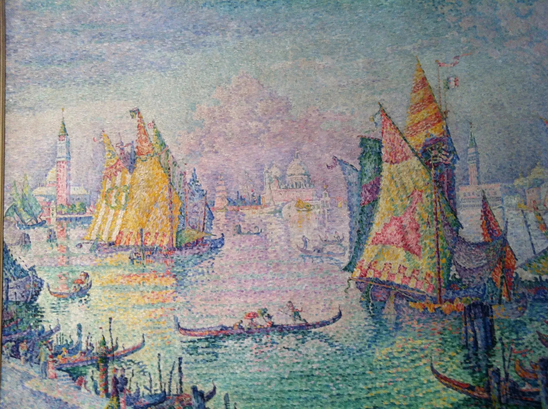 La Lagune de Saint-Marc, Venise - Paul Signac image 1 copie peinte à la main à l’huile