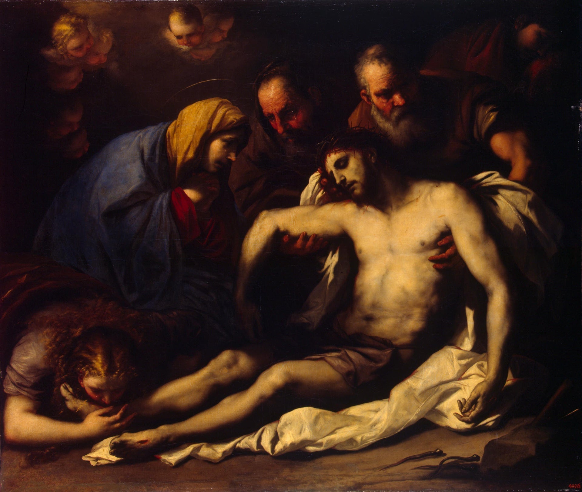 La Lamentation - Luca Giordano image 1 reproduction artisanale de tableau