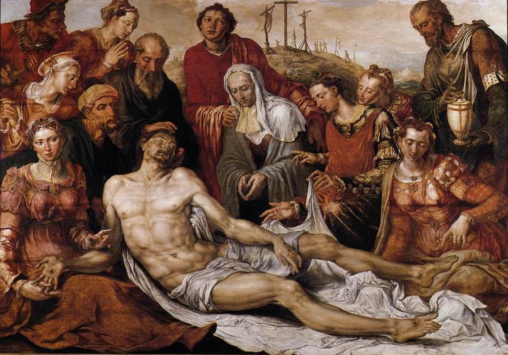 La Lamentation - Maarten van Heemskerck image 1 copie de tableau peinte à la main