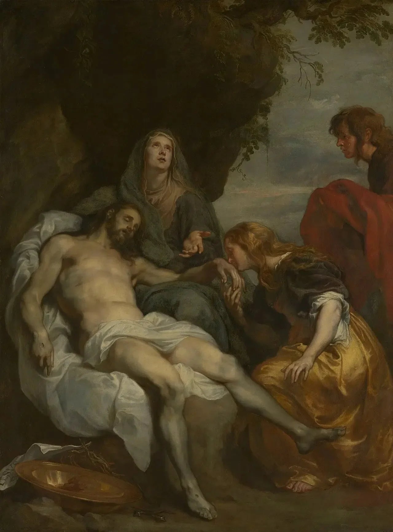 La Lamentation sur le Christ mort - Antoine van Dyck image 1 copie de tableau peinte à la main