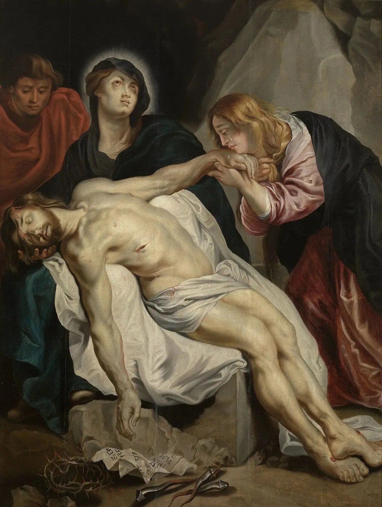 La lamentation sur le Christ mort - Antoine van Dyck image 1 tableau peint à l’huile sur toile