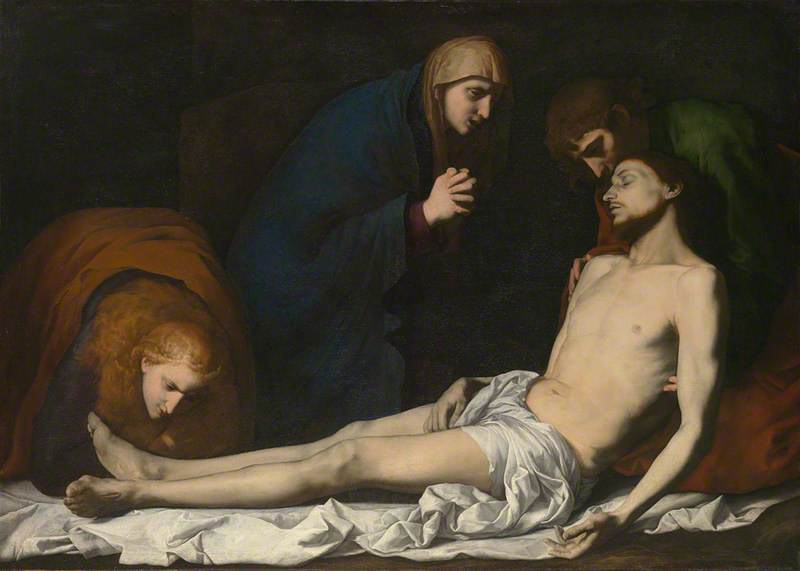 La Lamentation sur le Christ mort - Jusepe de Ribera image 1 reproduction d’œuvre d’art à l’huile