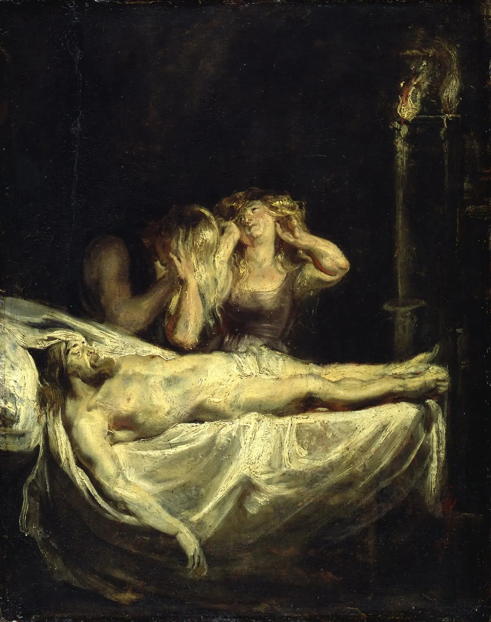 La lamentation sur le corps du Christ mort - Peter Paul Rubens image 1 tableau peint à l’huile sur toile