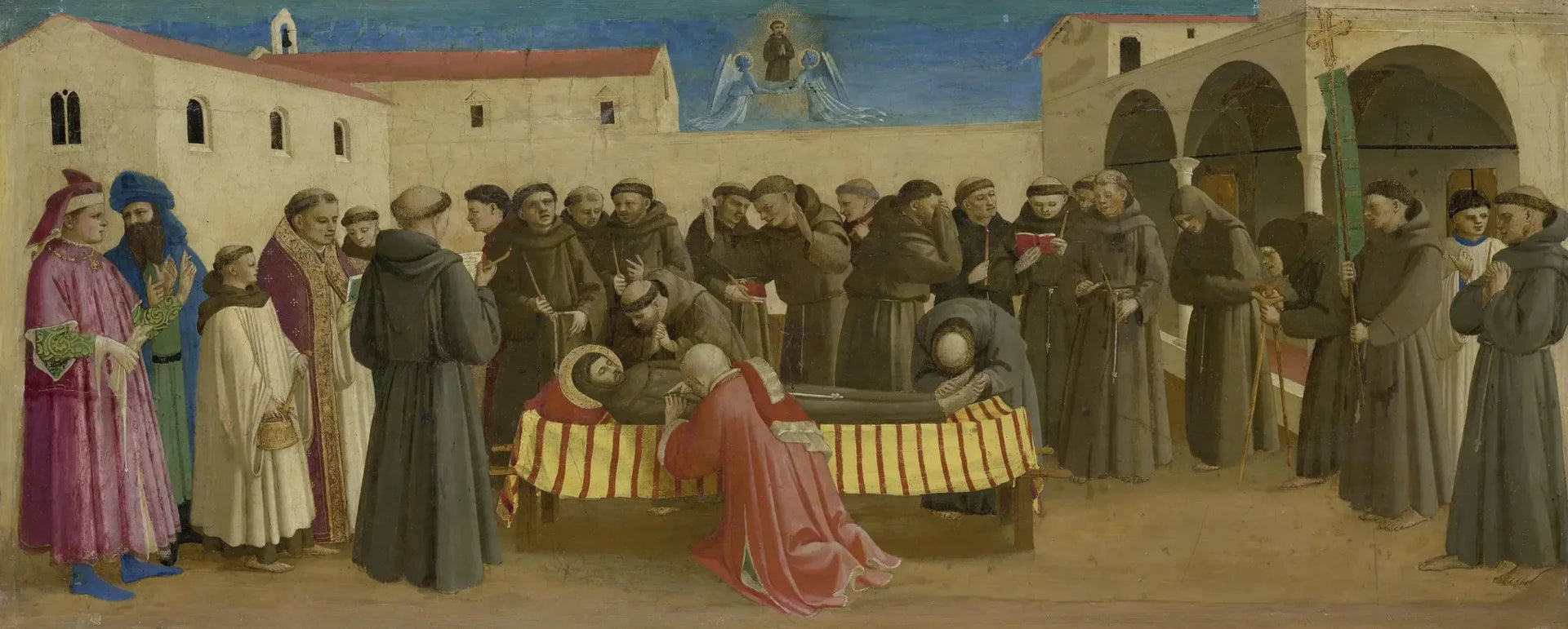La Lamentation sur saint François - Fra Angelico image 1 tableau peint à l’huile sur toile